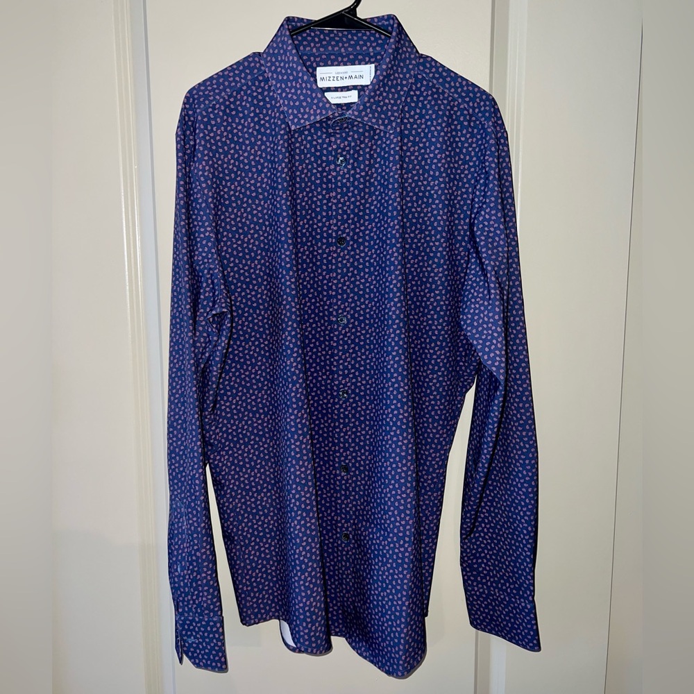Mizzen+Main XL Trim Fit Leeward Button-Down